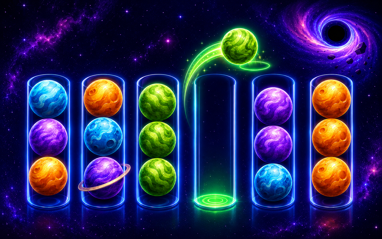 Stellar Sort gameplay